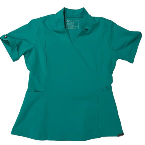 FIGS Inala Slim Top - Oasis - XS - Picture 7 of 16